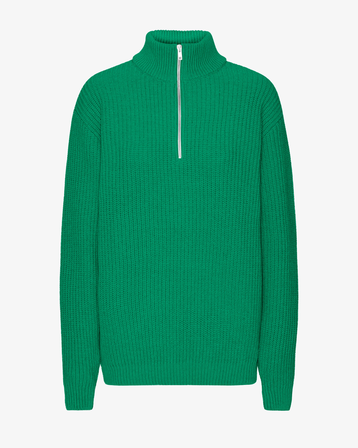 Merino Quarter Zip - Kelly Green