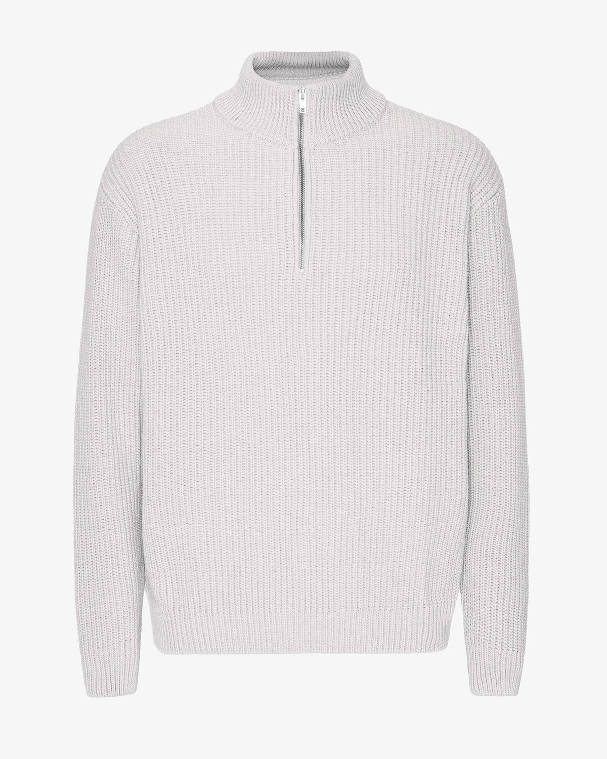 Merino Quarter Zip - Snow Melange