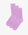 Classic Organic Sock - Cherry Blossom (3-Pack)