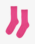 Women Classic Organic Sock - Bubblegum Pink