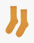 Women Classic Organic Sock - Burned Yellow