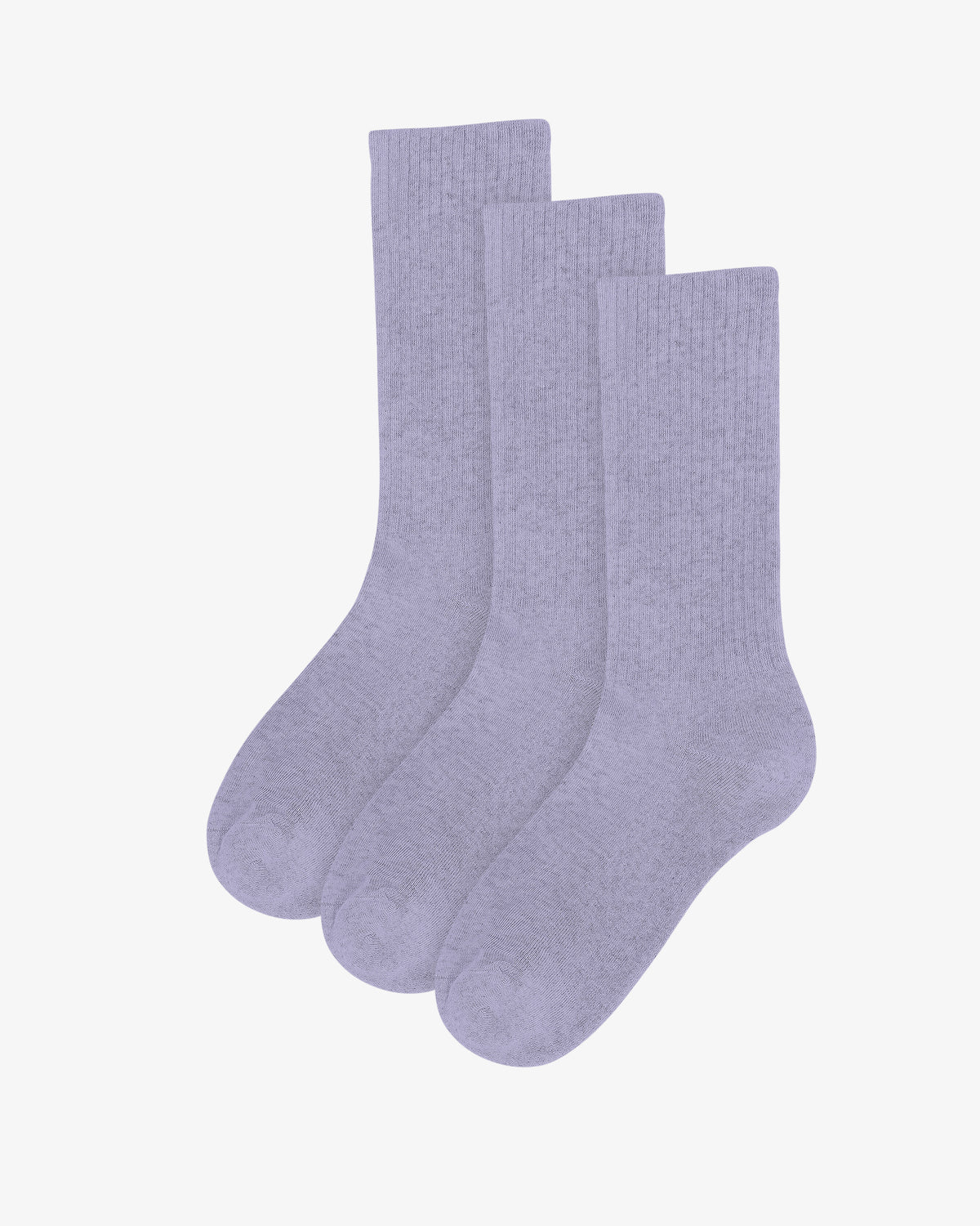 Organic Active Sock - Soft Lavender (3-Pack)
