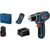 Bosch Perceuse-visseuse sans fil GSR 12V-15 Professional, 12 volts, Perceuse/visseuse Bleu/Noir