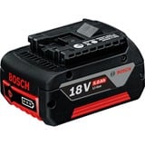 Bosch GBA 18V 5.0Ah Professional Batterie Noir/Rouge, Batterie, Lithium-Ion (Li-Ion), 5 Ah, 18 V, Bosch, Noir, Rouge